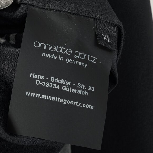 Annette Gortz SS/16 Caya Black & Grey Gradient Silk Mini Dress - Picture 10 of 11